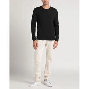 LANVIN Merino Wool Crew Neck Sweater in Black Men’s‎ Size 4XL
